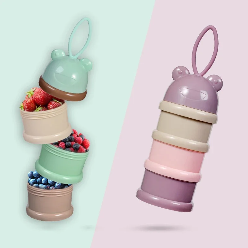 Formula Dispenser Portable - Reisen – Essential Storage Müslipulverspender, 3-lagiger