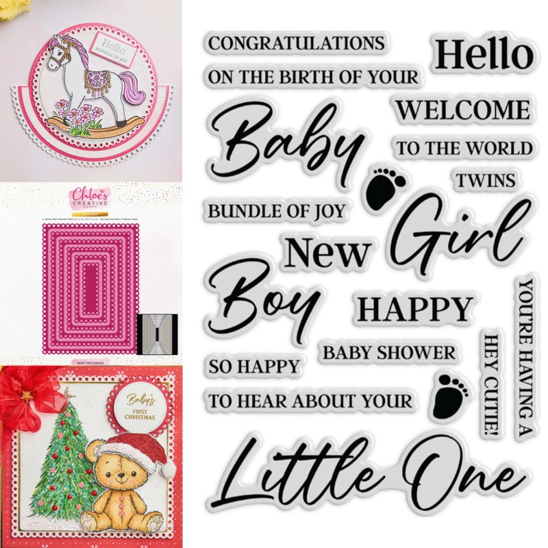 Baby Food Recipes - Hasen-Rasselblöcke für Babys, Metall-Stanzformen und Stempel