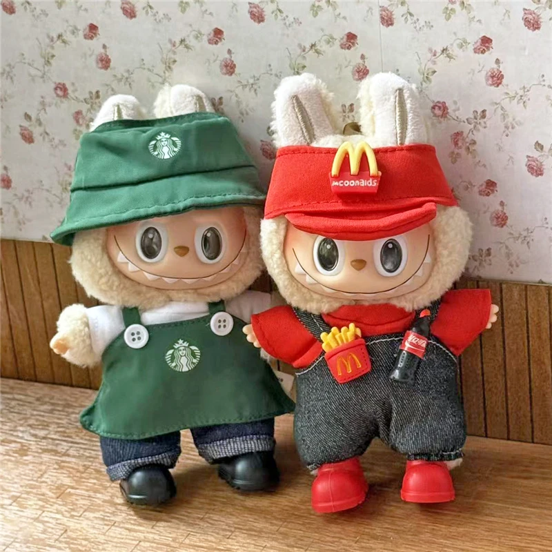 Baby Food Delivery - Arbeitskleidung Outfit Kleidung für Labubu Puppe