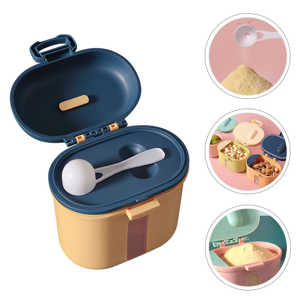 Formula Dispenser Portable - 1Set Tragbare Milchpulverbox, Spender für Babynahrung,