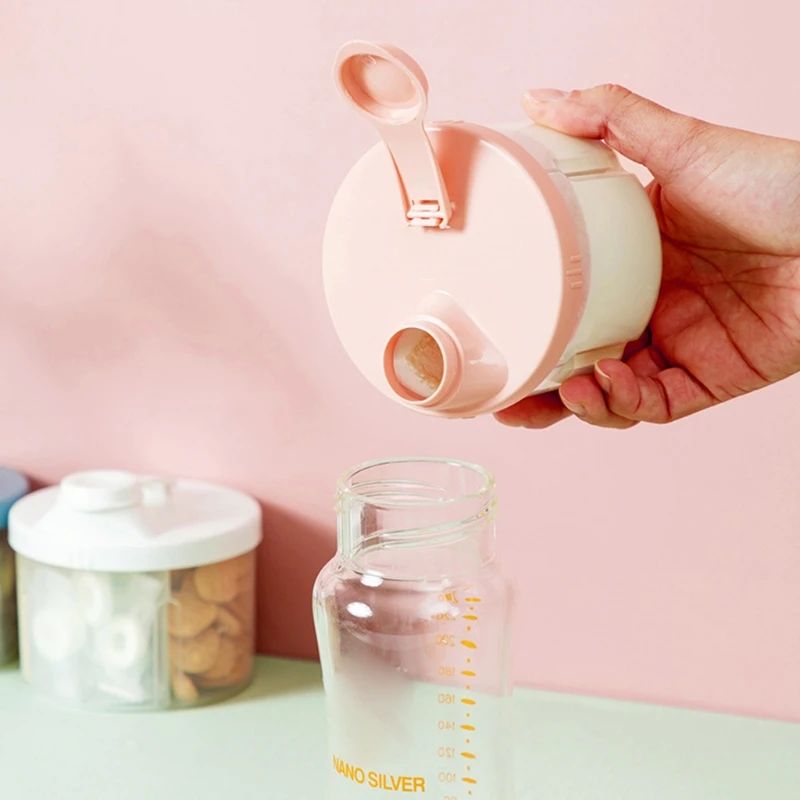 Baby Food Delivery - Tragbare Wiederverwendbare Babynahrung-Aufbewahrungsbox Snackbehälter 4 Fächer
