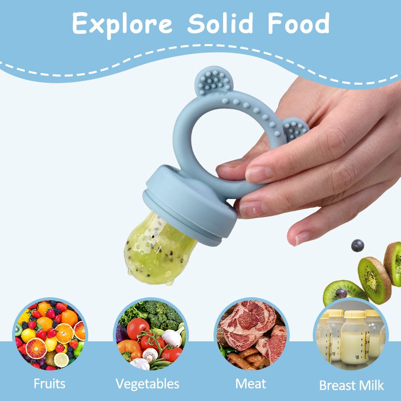Silikon-Bärchen-Fruchtsauger f – Baby Food Bites Bewertung und Preis