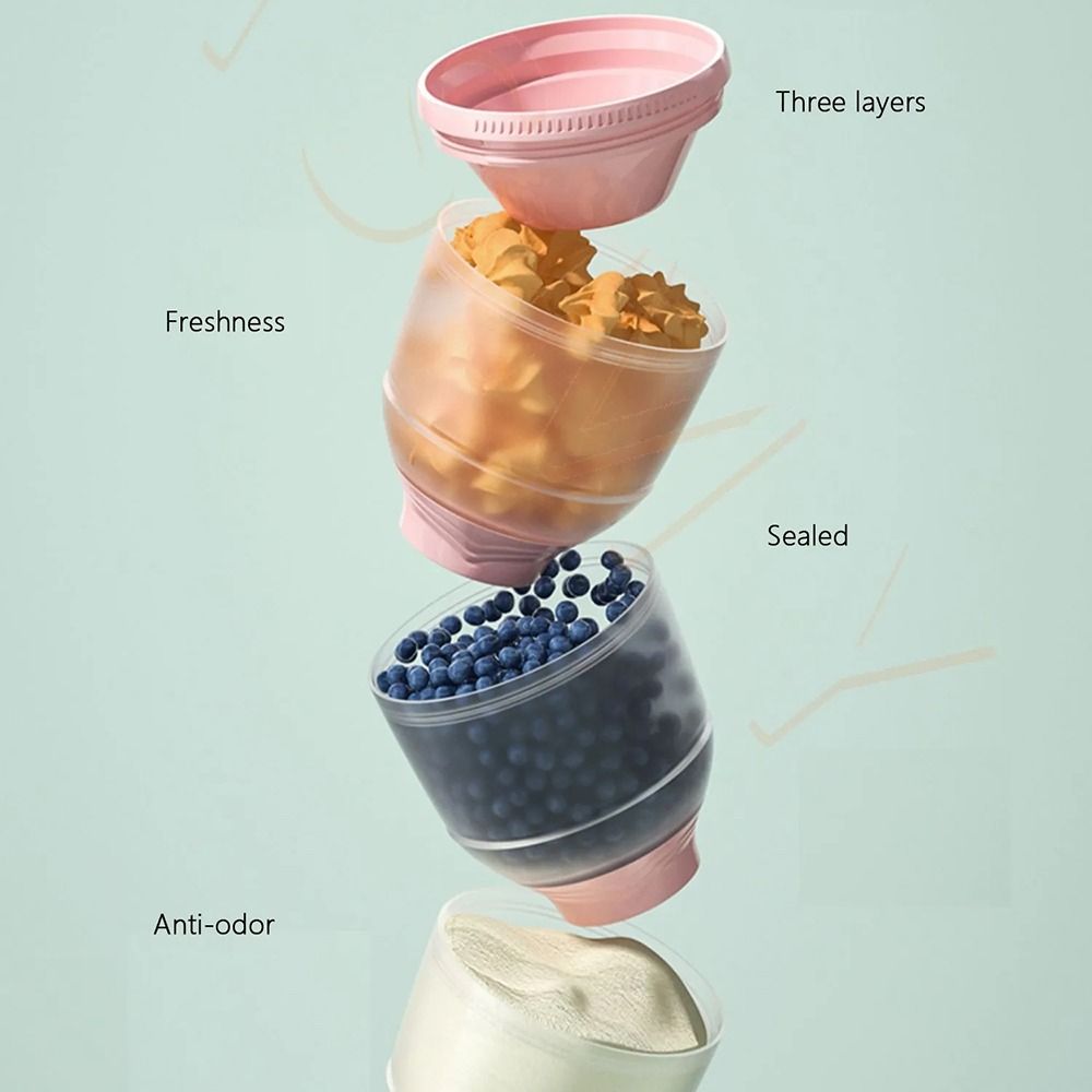 3-lagiger Baby-Milchpulverbehä – Formula Dispenser Portable Bewertung und Preis