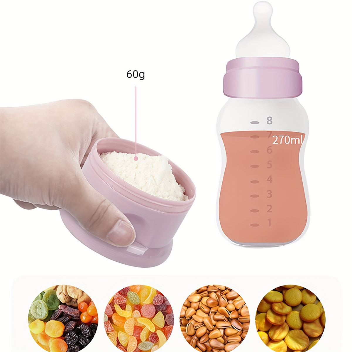 Baby-Milchpulverbehälter mit g – Formula Dispenser Portable Bewertung und Preis