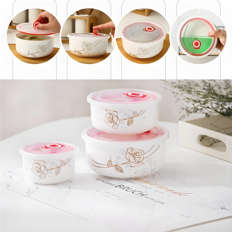 Drei-stück set, fine bone chin – Baby Food Lunch Bewertung und Preis