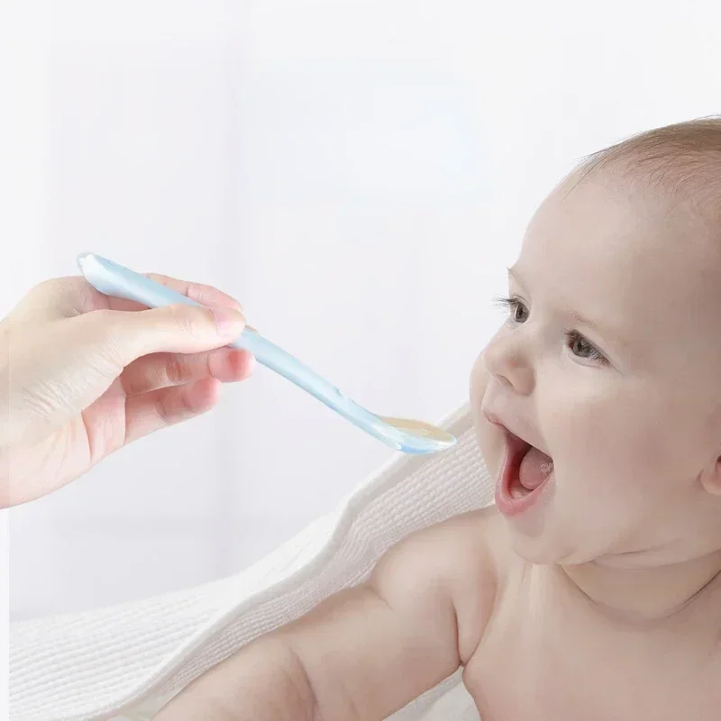 Weicher Silikon-Babylöffel für – Baby Food Lunch Bewertung und Preis
