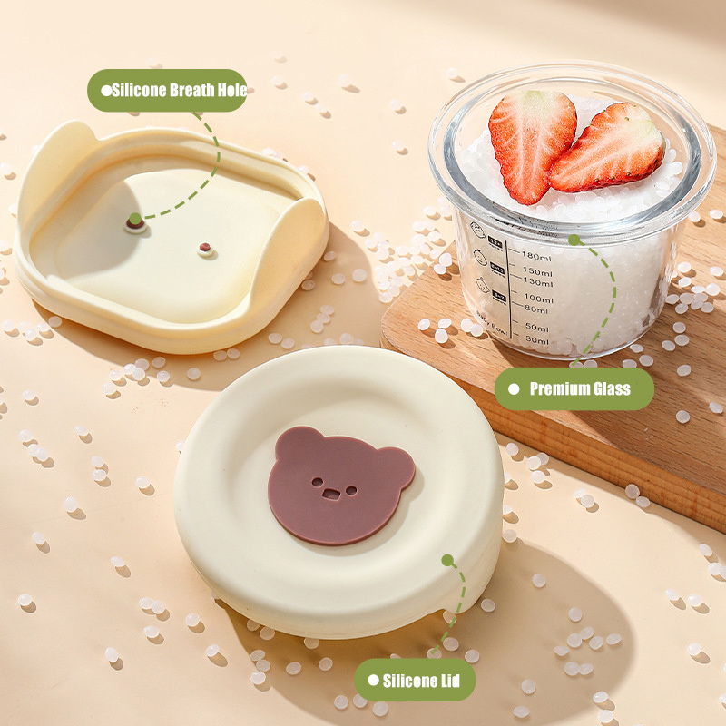 180 ml Glas-Vorratsdosen für B – Baby Food Delivery Bewertung und Preis