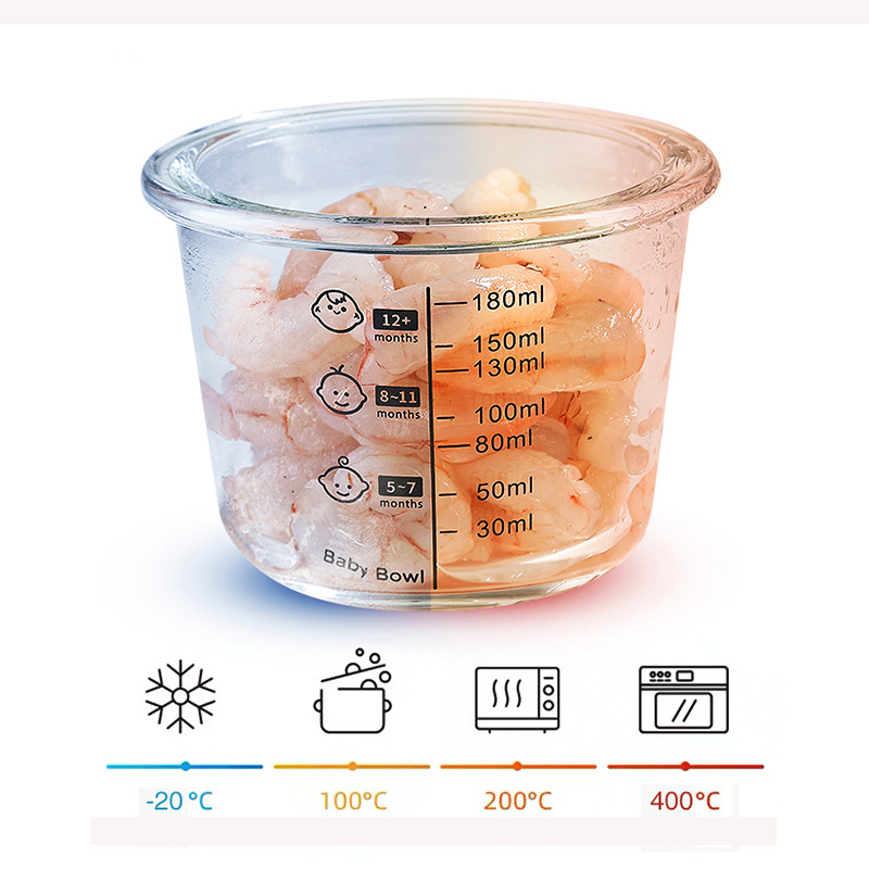 180 ml Glas-Vorratsdosen für B – Baby Food Delivery Bewertung und Preis