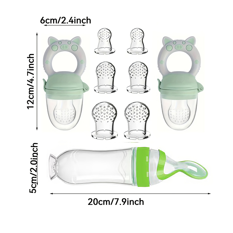 9 Stück Babybesteck: 1 Silikon – Baby Food Lunch Bewertung und Preis